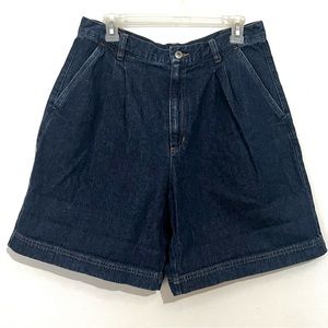 Vintage Liz Claiborne High Waisted Denim Bermuda Shorts LIZWEAR JEANS